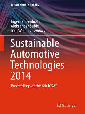 cover image of Sustainable Automotive Technologies 2014